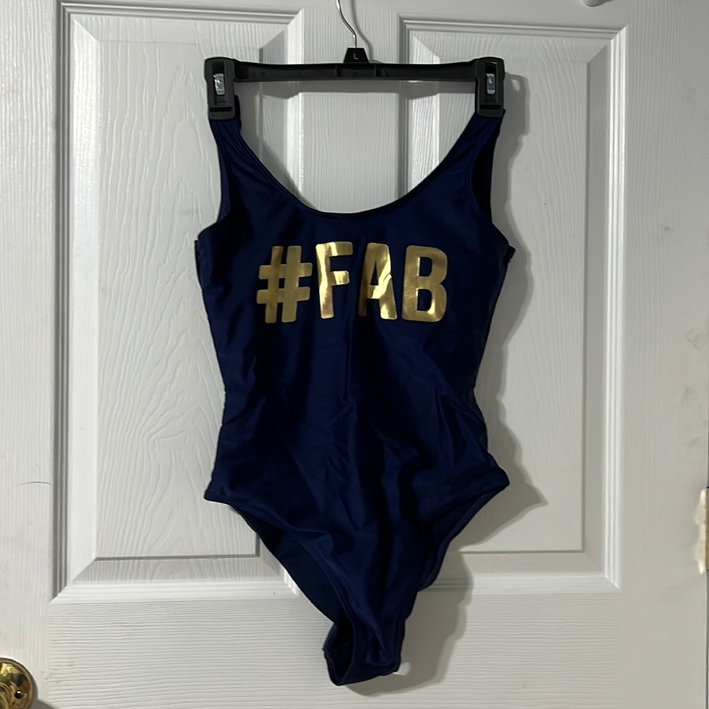Blue one piece